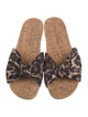 Veronica Beard Animal Print Slides