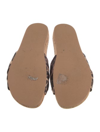 Veronica Beard Animal Print Slides