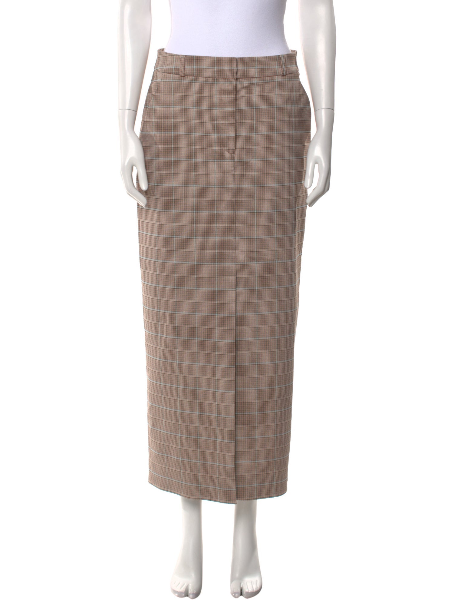 Veronica Beard Plaid Print Midi Length Skirt w/ Tags