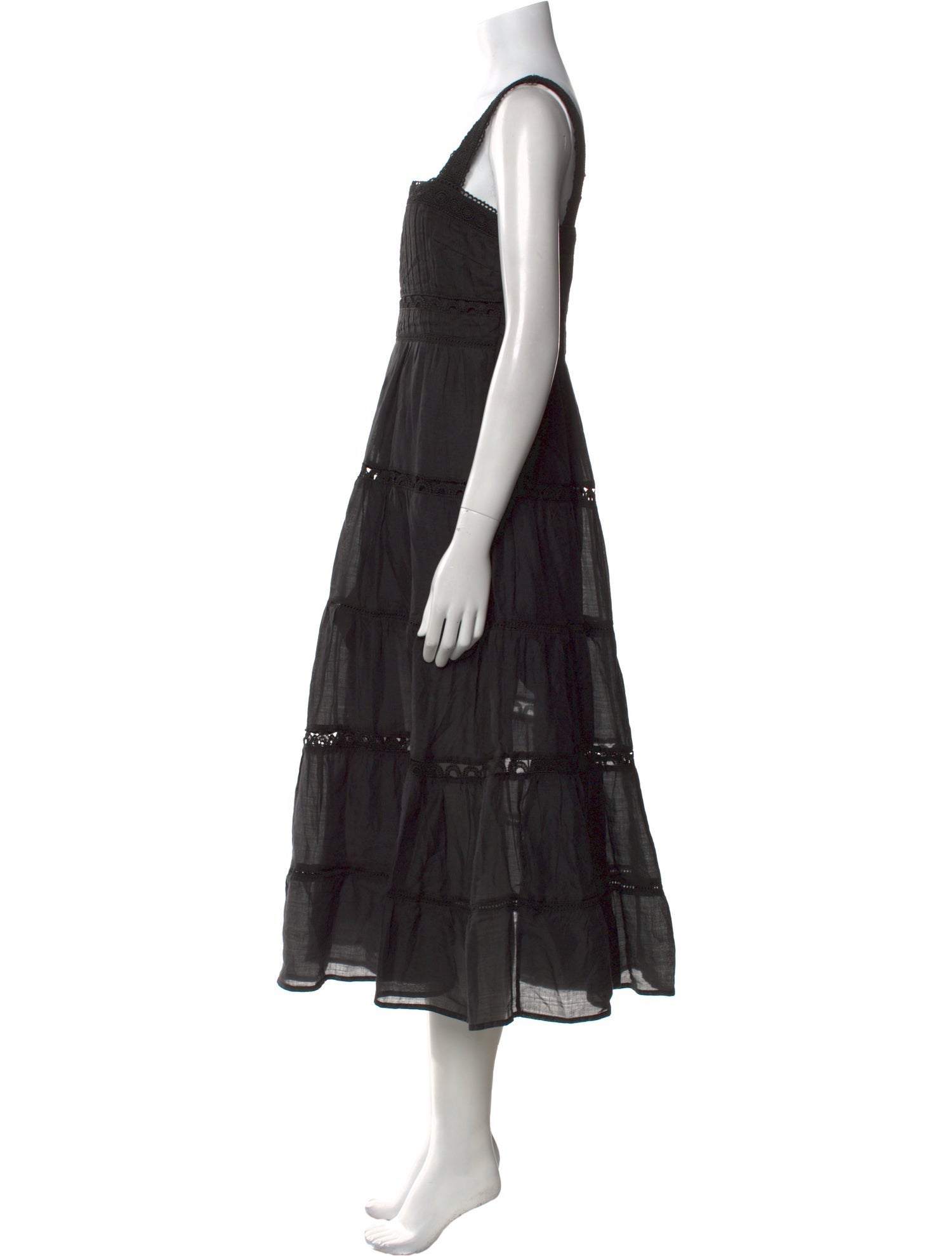 Veronica Beard Square Neckline Midi Length Dress w/ Tags