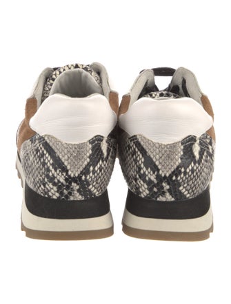 Veronica Beard Suede Animal Print Sneakers
