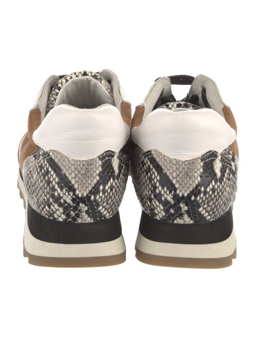 Veronica Beard Suede Animal Print Sneakers