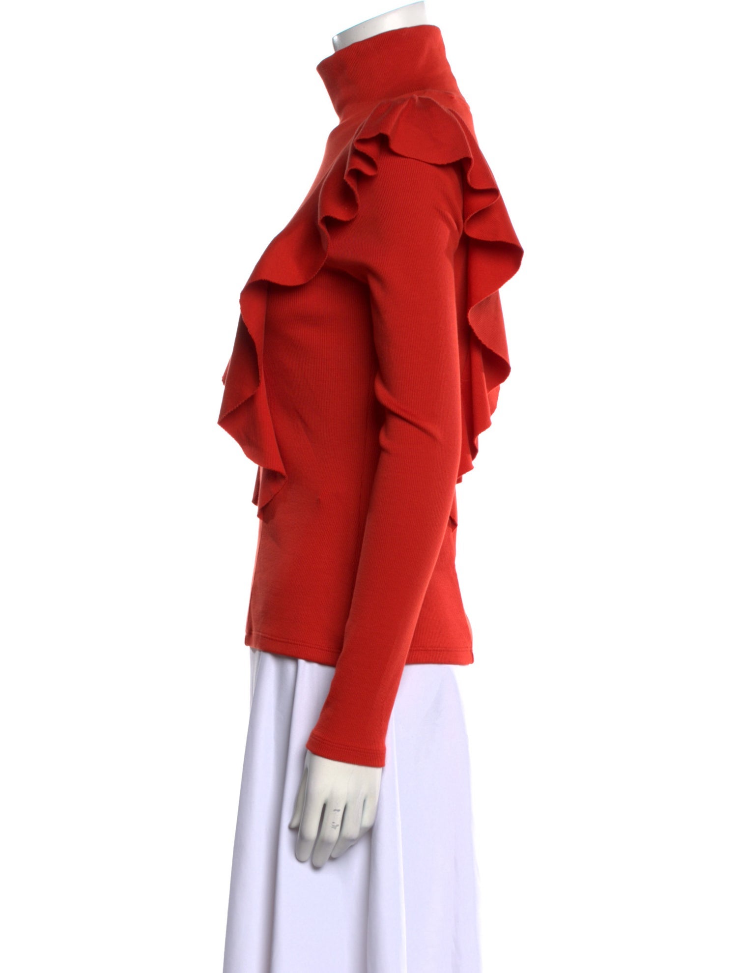 Veronica Beard Turtleneck Long Sleeve Top