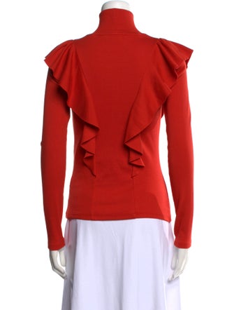 Veronica Beard Turtleneck Long Sleeve Top