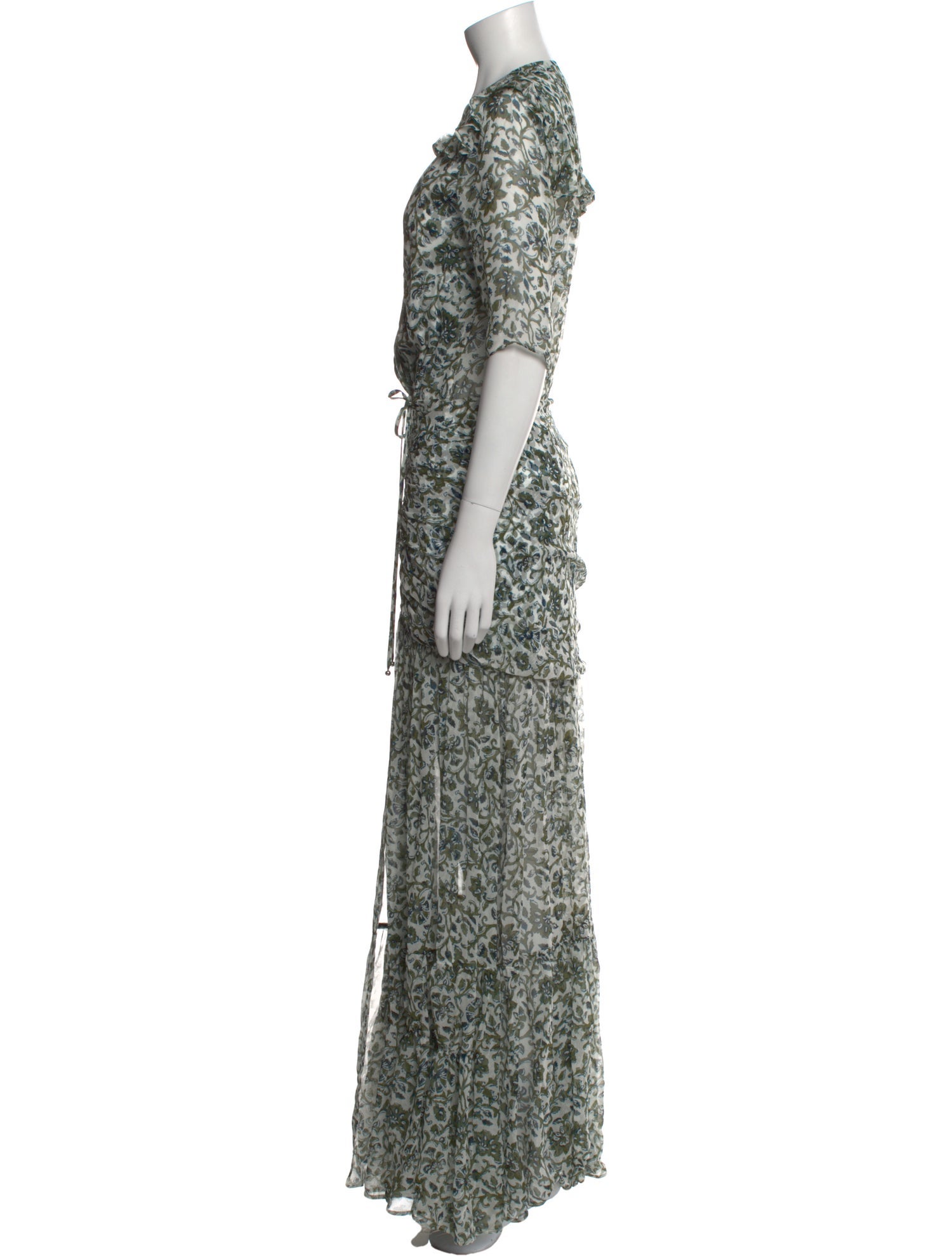 Veronica Beard Silk Long Dress