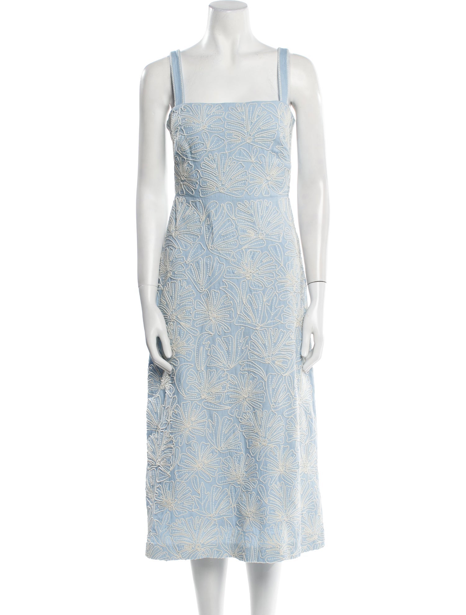 Veronica Beard Lace Pattern Midi Length Dress