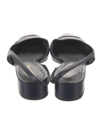 Veronica Beard Leather Slingback Pumps