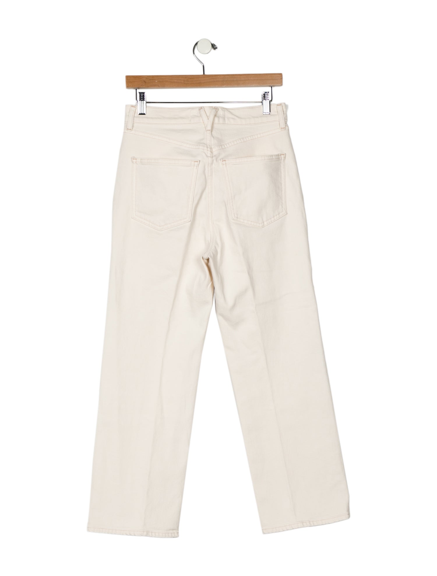 Veronica Beard High-Rise Straight Leg Jeans