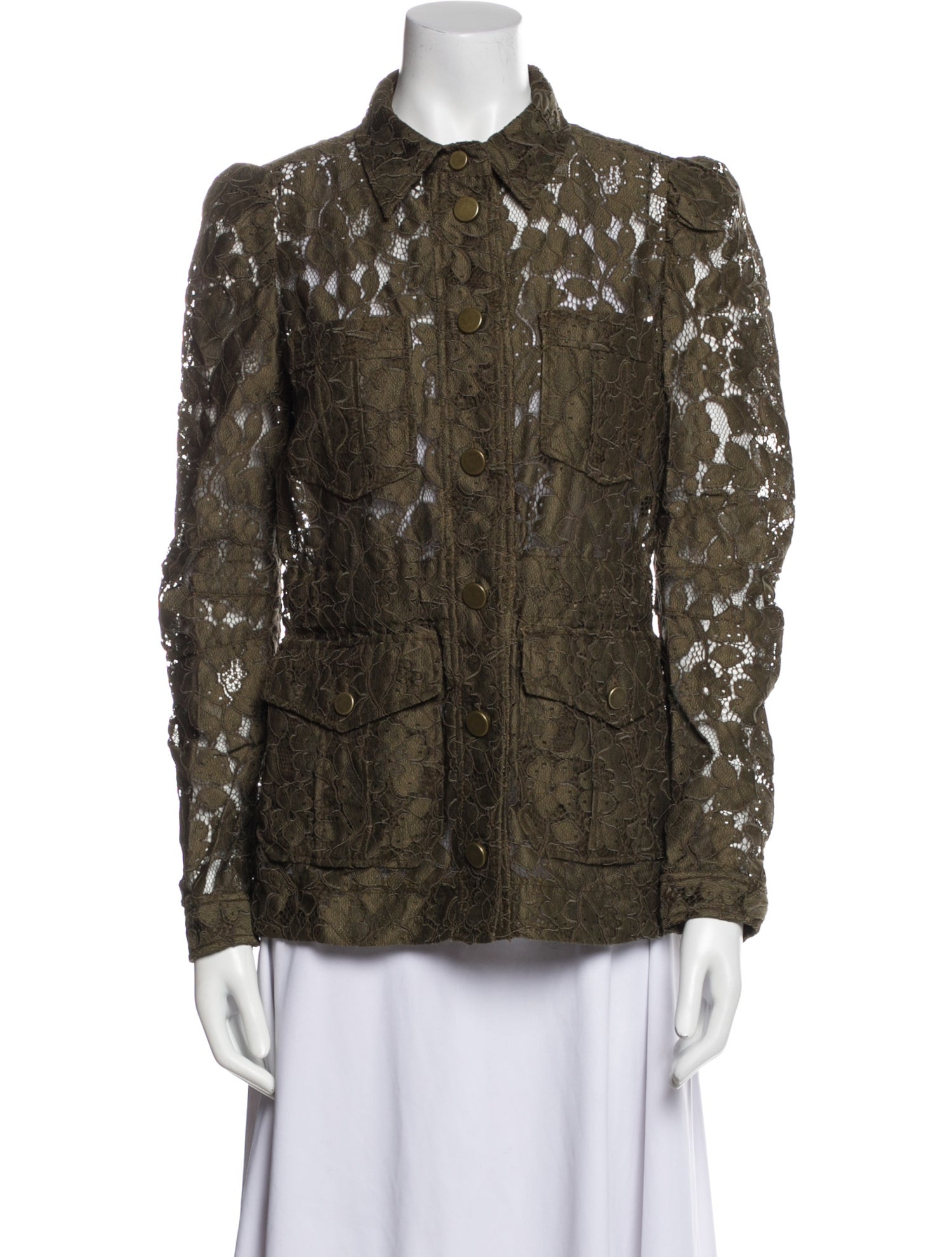 Veronica Beard Lace Lace Pattern Evening Jacket