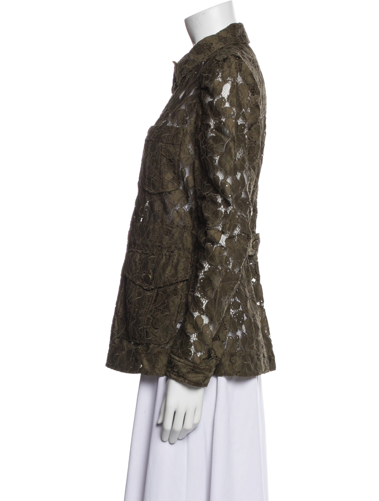 Veronica Beard Lace Lace Pattern Evening Jacket