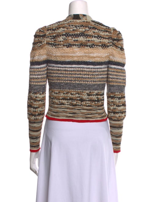 Veronica Beard Striped V-Neck Sweater