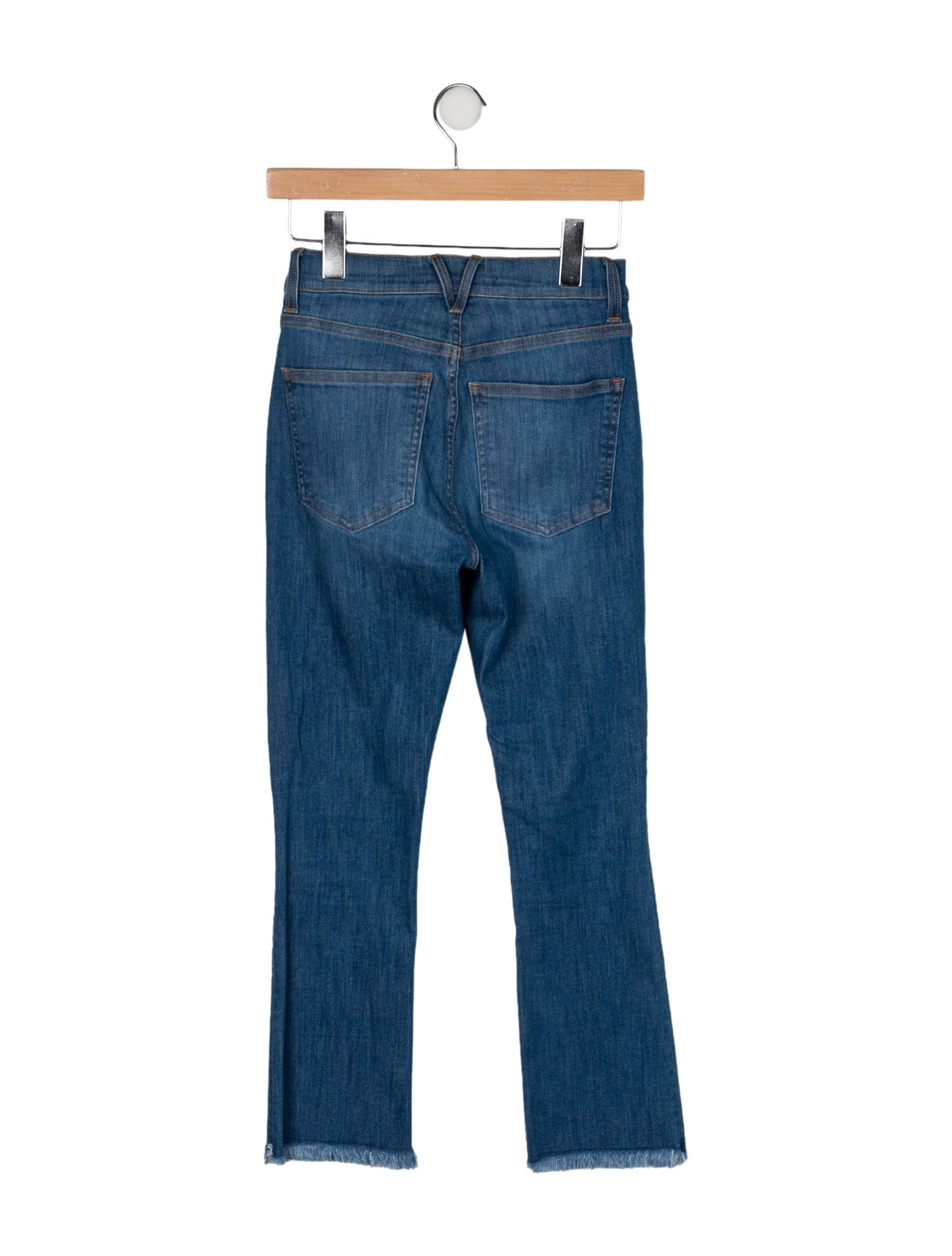 Veronica Beard Mid-Rise Straight Leg Jeans