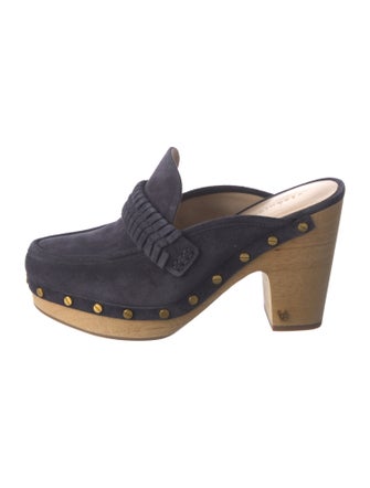 Veronica Beard Suede Mules