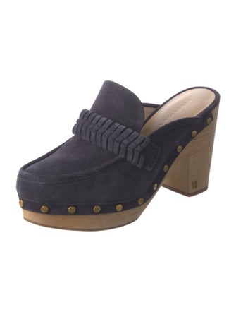 Veronica Beard Suede Mules