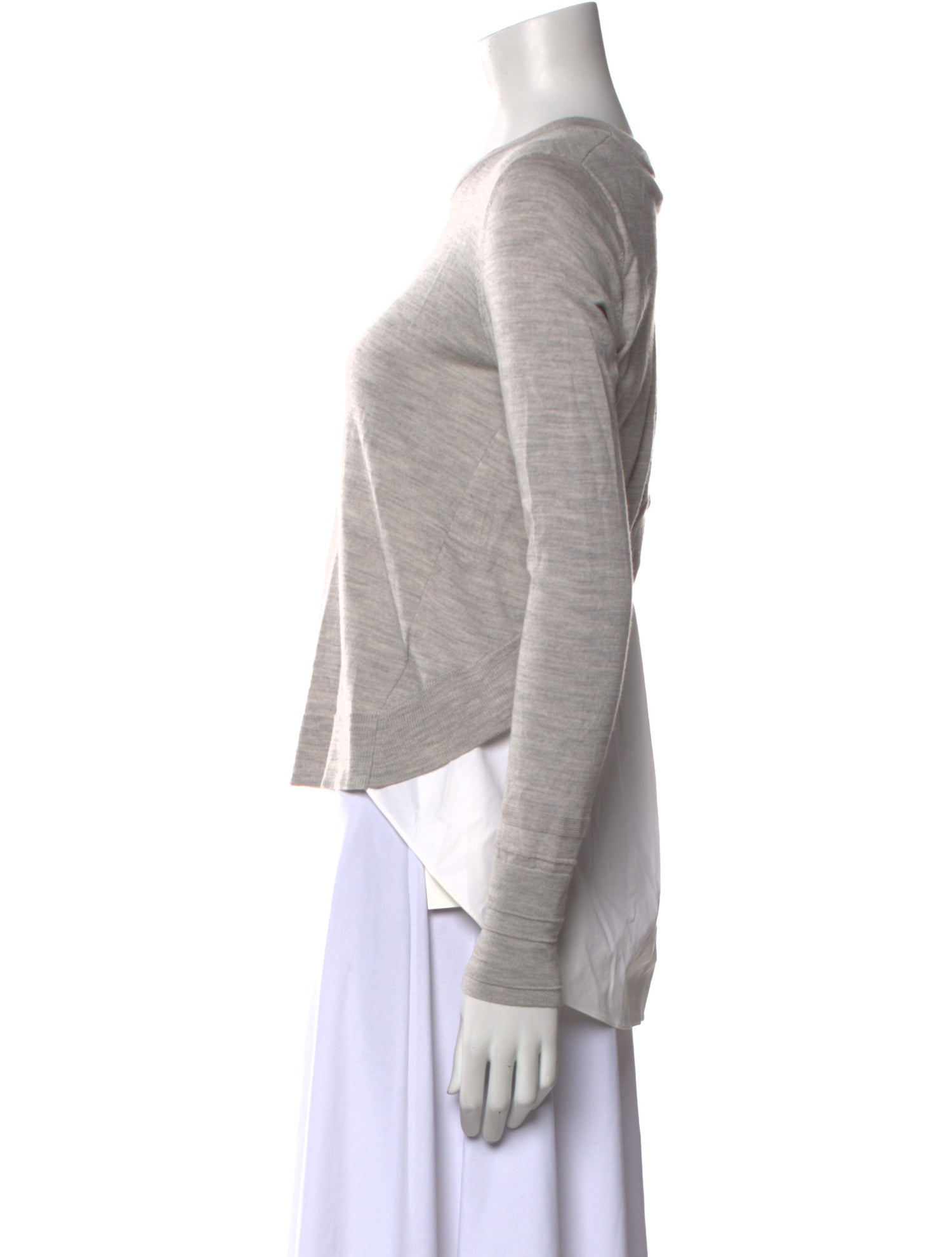 Veronica Beard Merino Wool Crew Neck Sweater