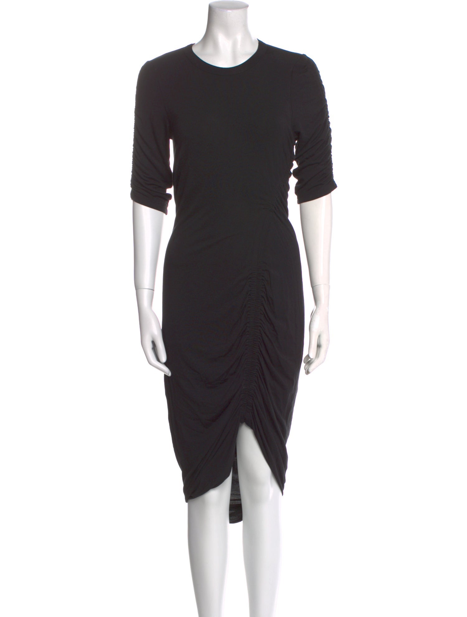 Veronica Beard Crew Neck Midi Length Dress