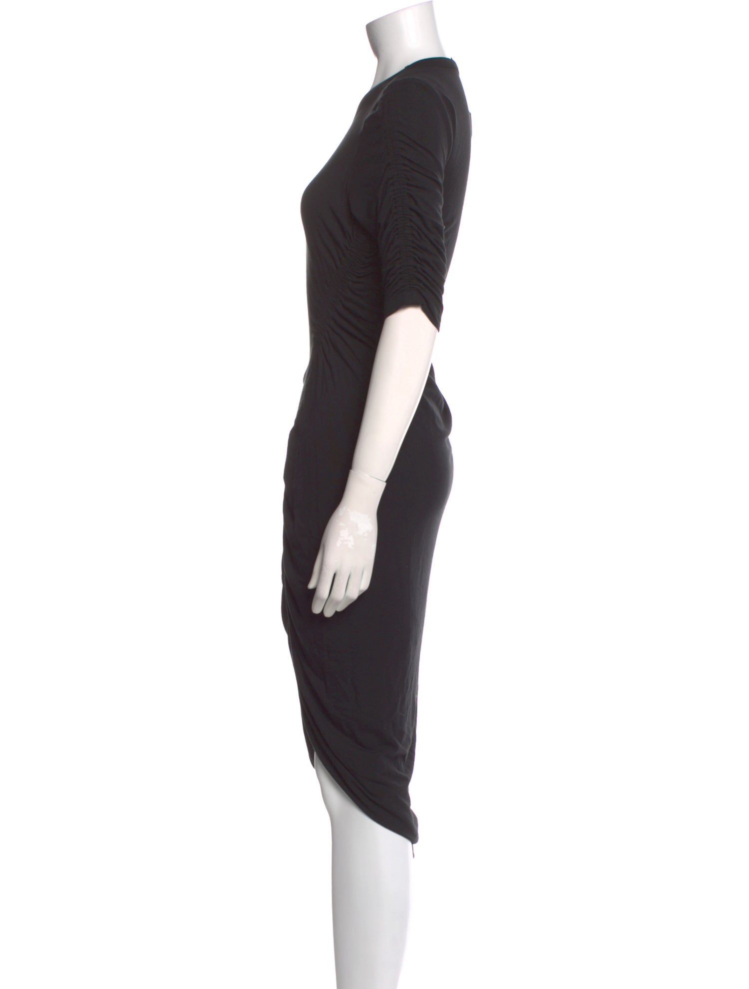 Veronica Beard Crew Neck Midi Length Dress