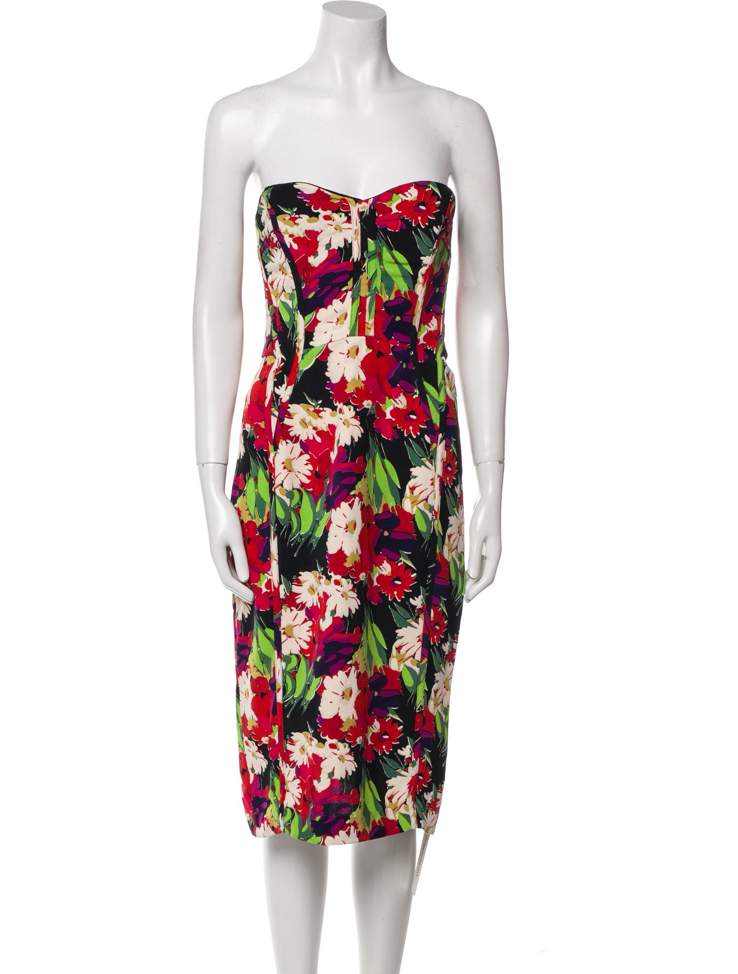 Veronica Beard Floral Print Mini Dress