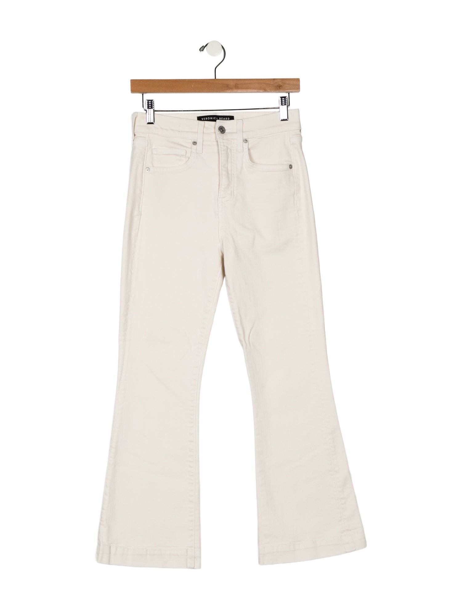 Veronica Beard High-Rise Wide Leg Jeans