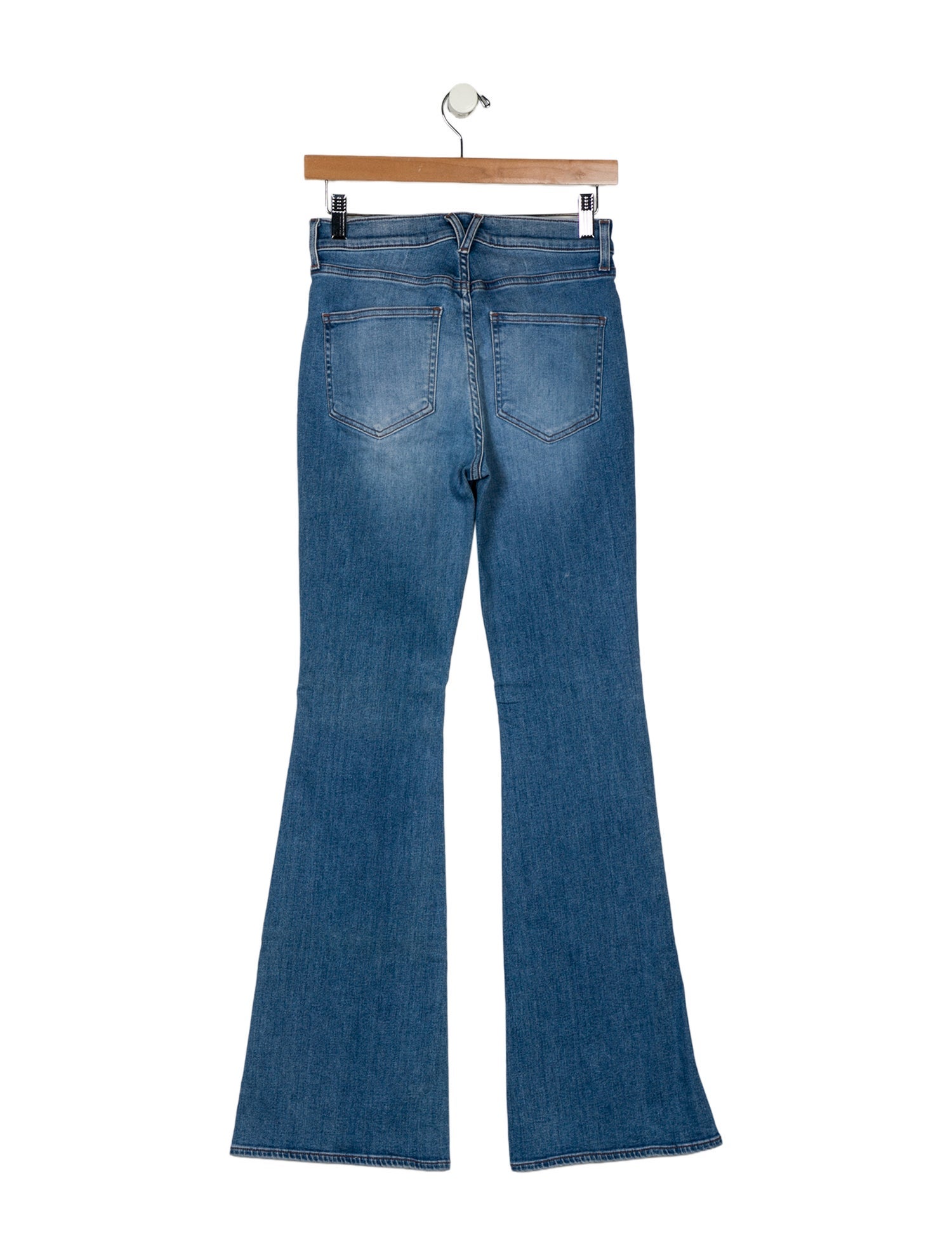 Veronica Beard Mid-Rise Wide Leg Jeans