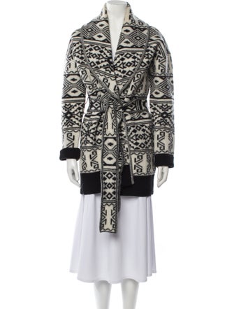 Veronica Beard Wool Printed Coat