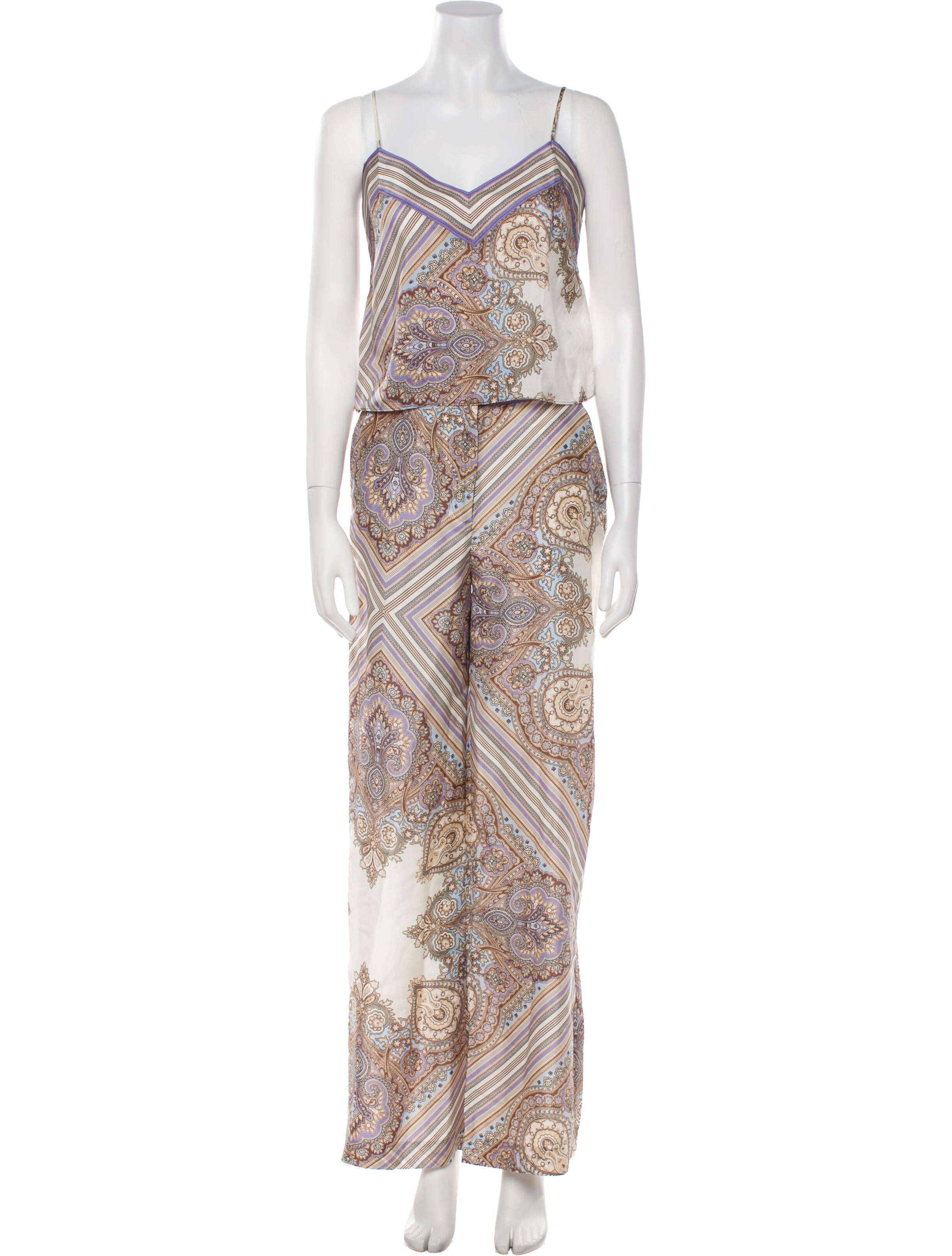 Veronica Beard Silk Printed Pant Set w/ Tags