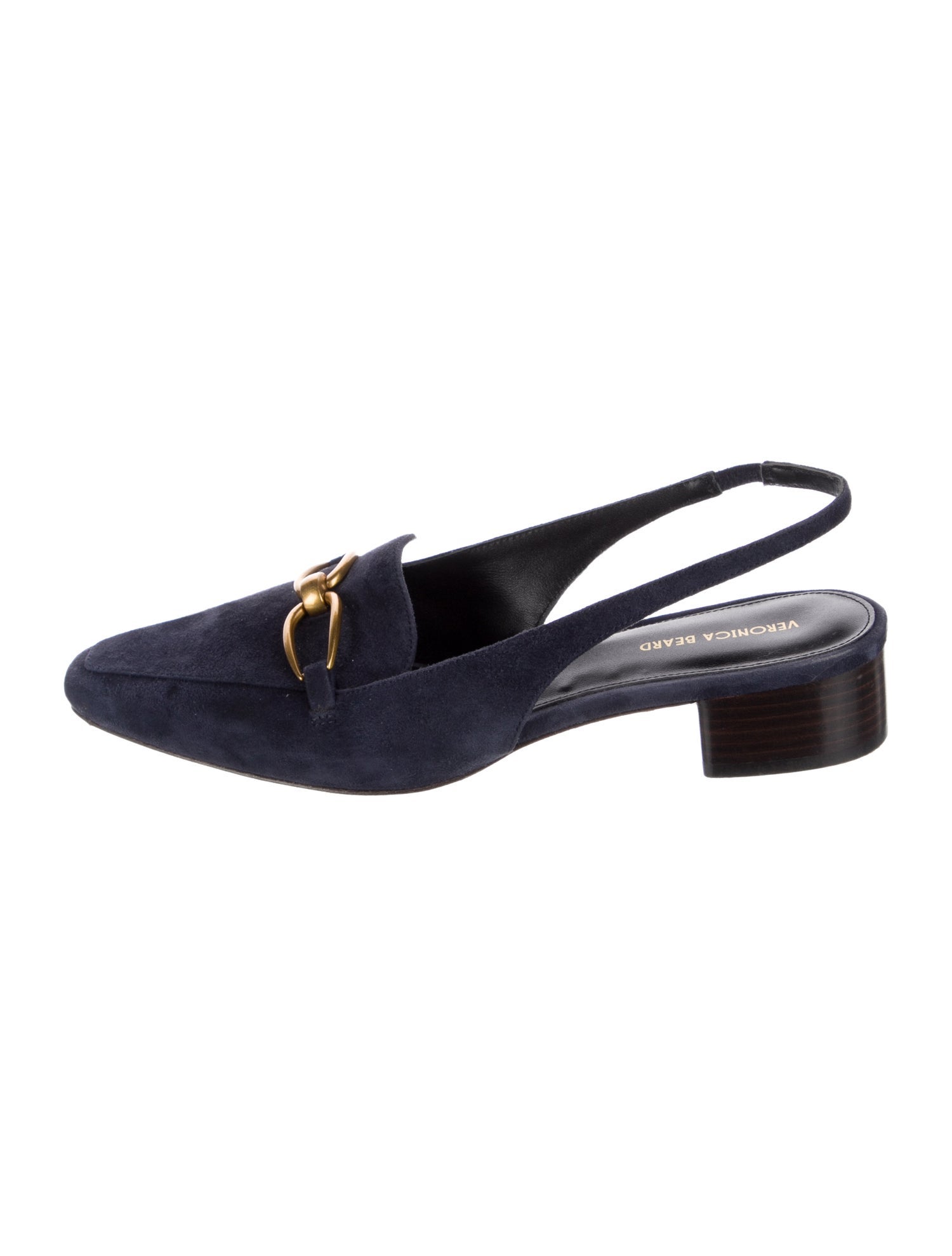 Veronica Beard Suede Slingback Flats