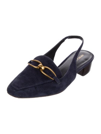 Veronica Beard Suede Slingback Flats