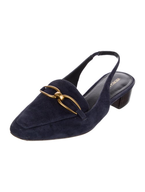 Veronica Beard Suede Slingback Flats