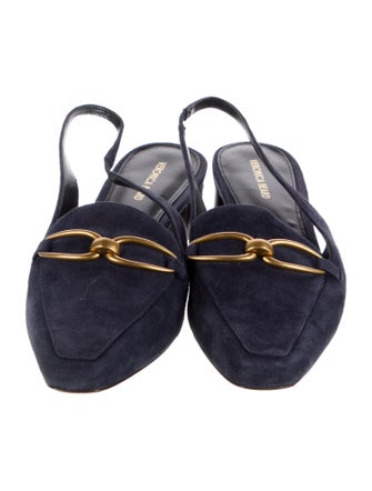 Veronica Beard Suede Slingback Flats