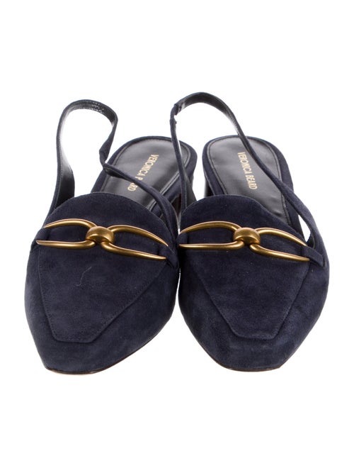 Veronica Beard Suede Slingback Flats