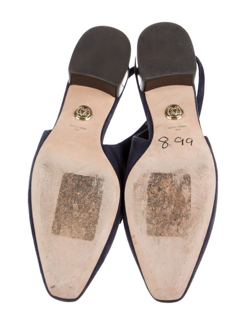 Veronica Beard Suede Slingback Flats