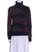 Veronica Beard Printed Turtleneck Sweater