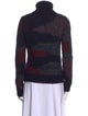 Veronica Beard Printed Turtleneck Sweater