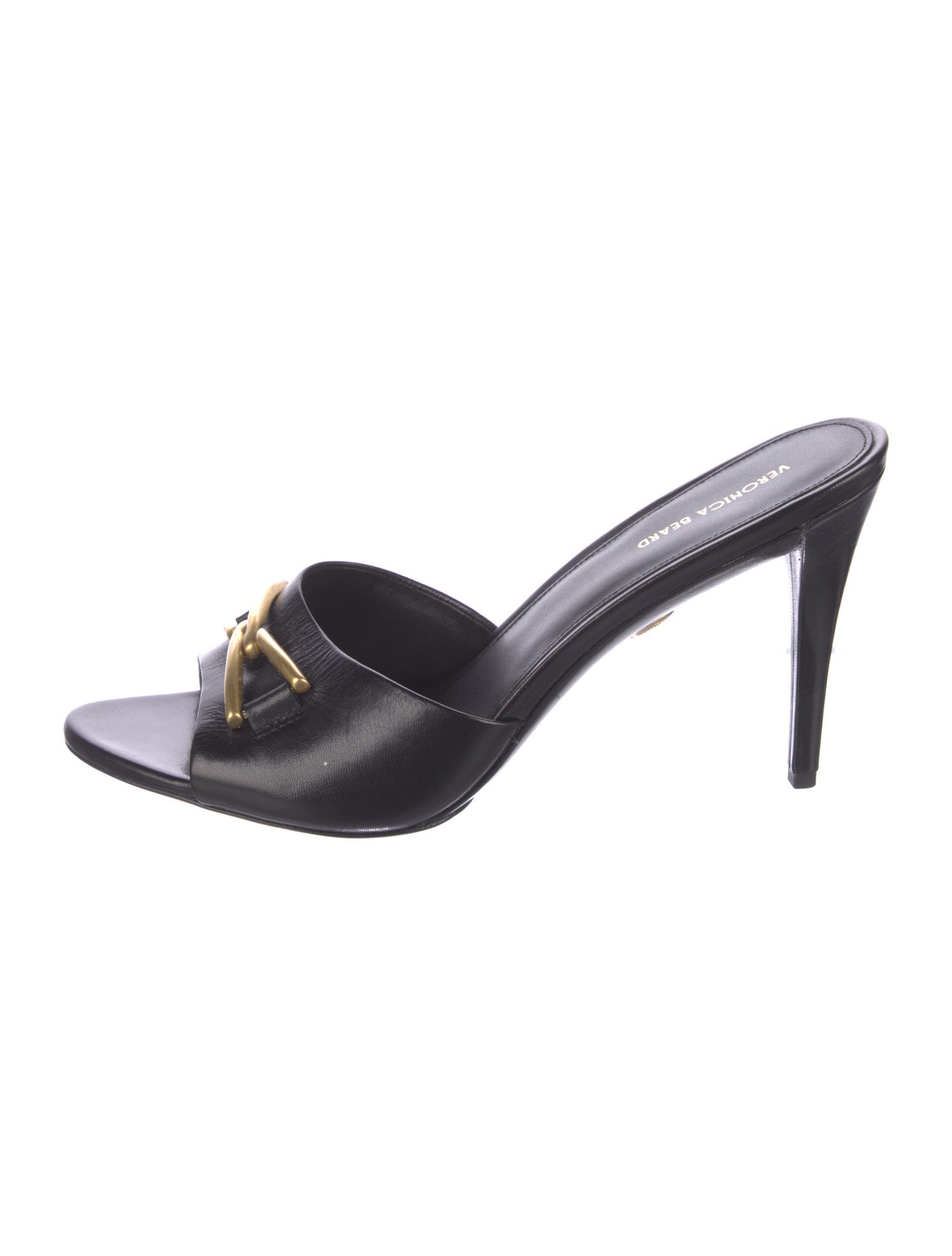 Veronica Beard Vintage Leather Slides