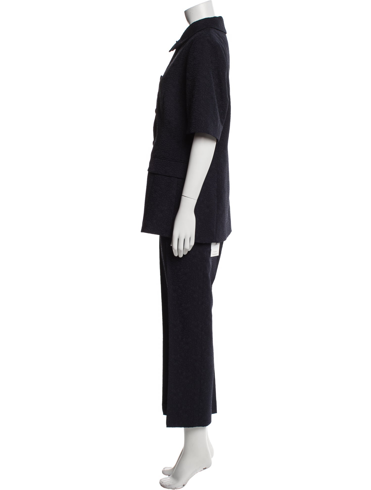 Veronica Beard Pleated Accents Pant Set