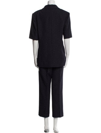 Veronica Beard Pleated Accents Pant Set