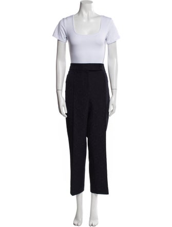 Veronica Beard Pleated Accents Pant Set