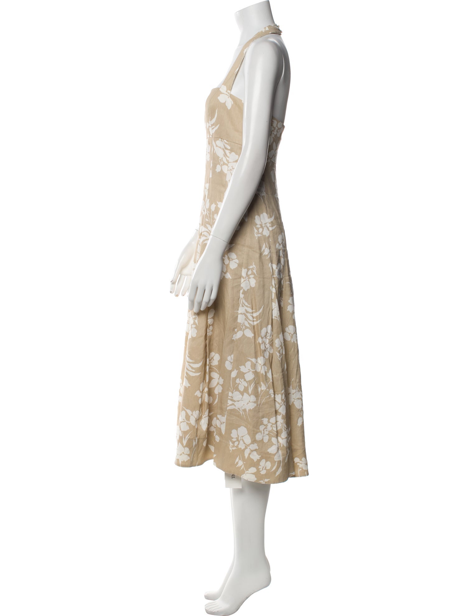 Veronica Beard Floral Print Long Dress