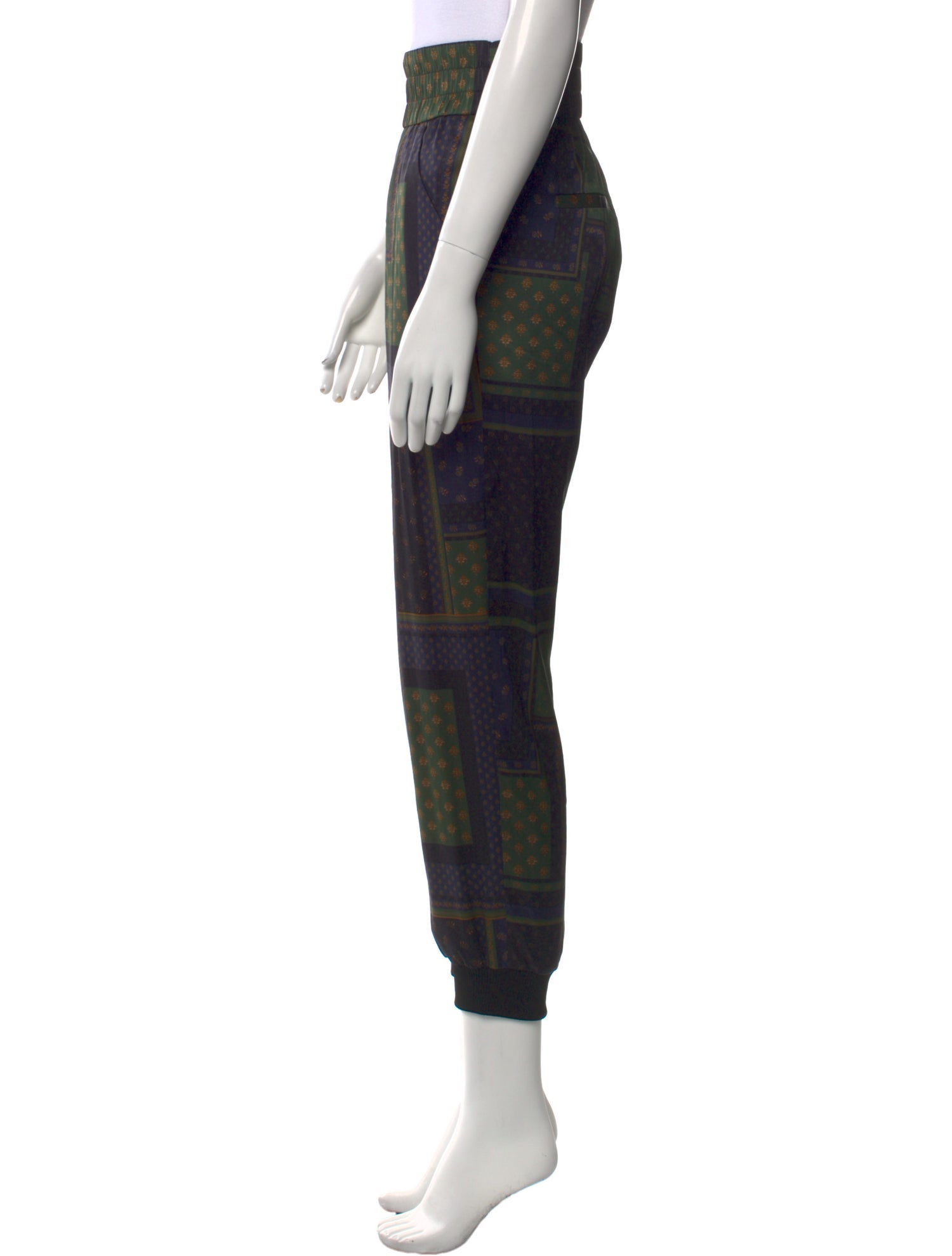 Veronica Beard Printed Skinny Leg Pants