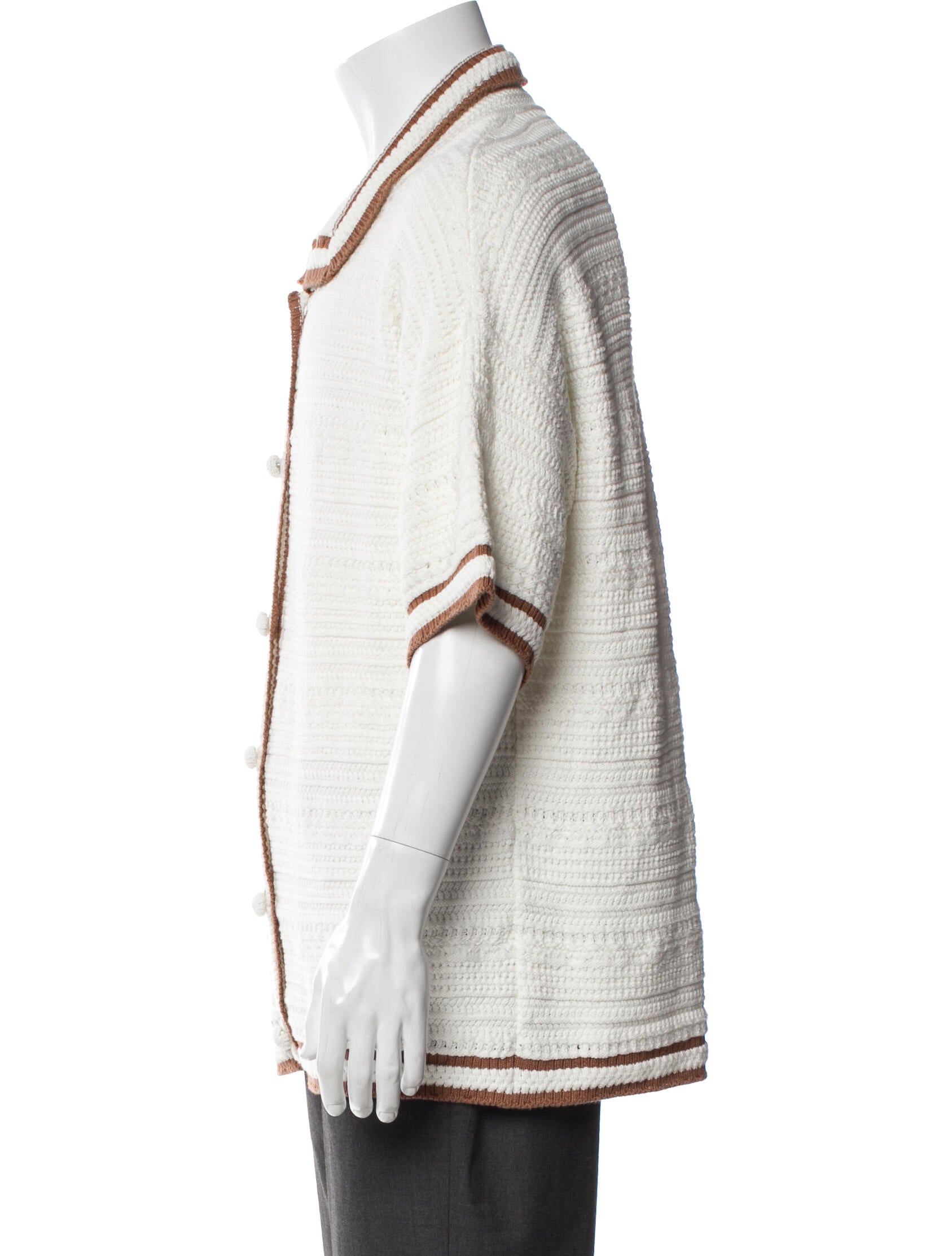 Veronica Beard Patterned Short Sleeve Shirt