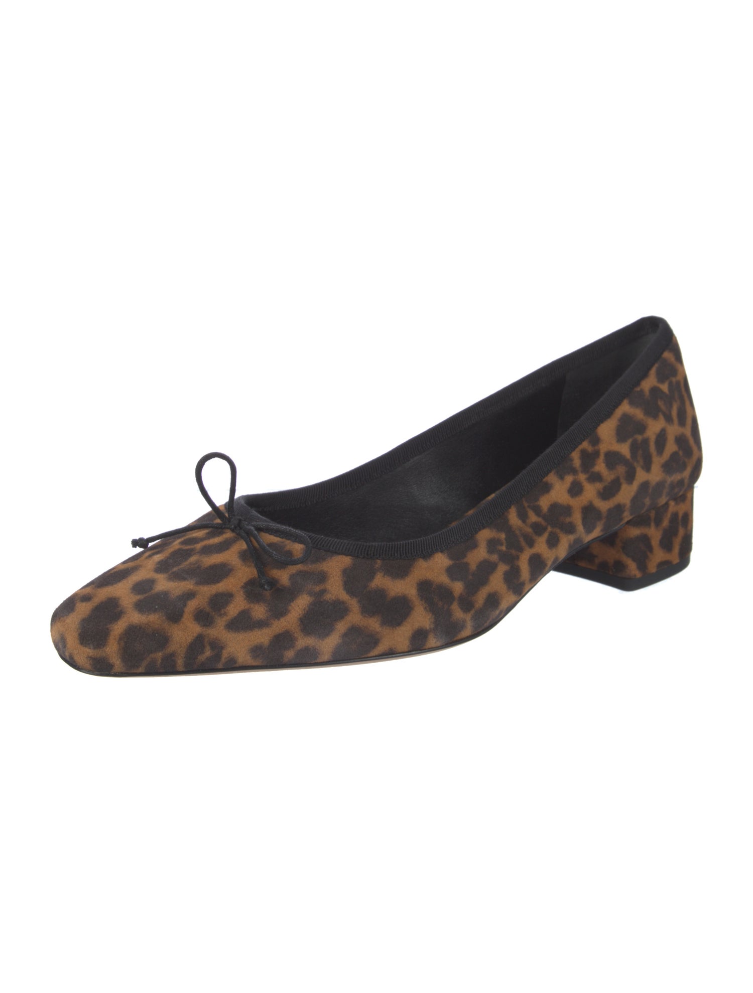 Veronica Beard Suede Animal Print Pumps