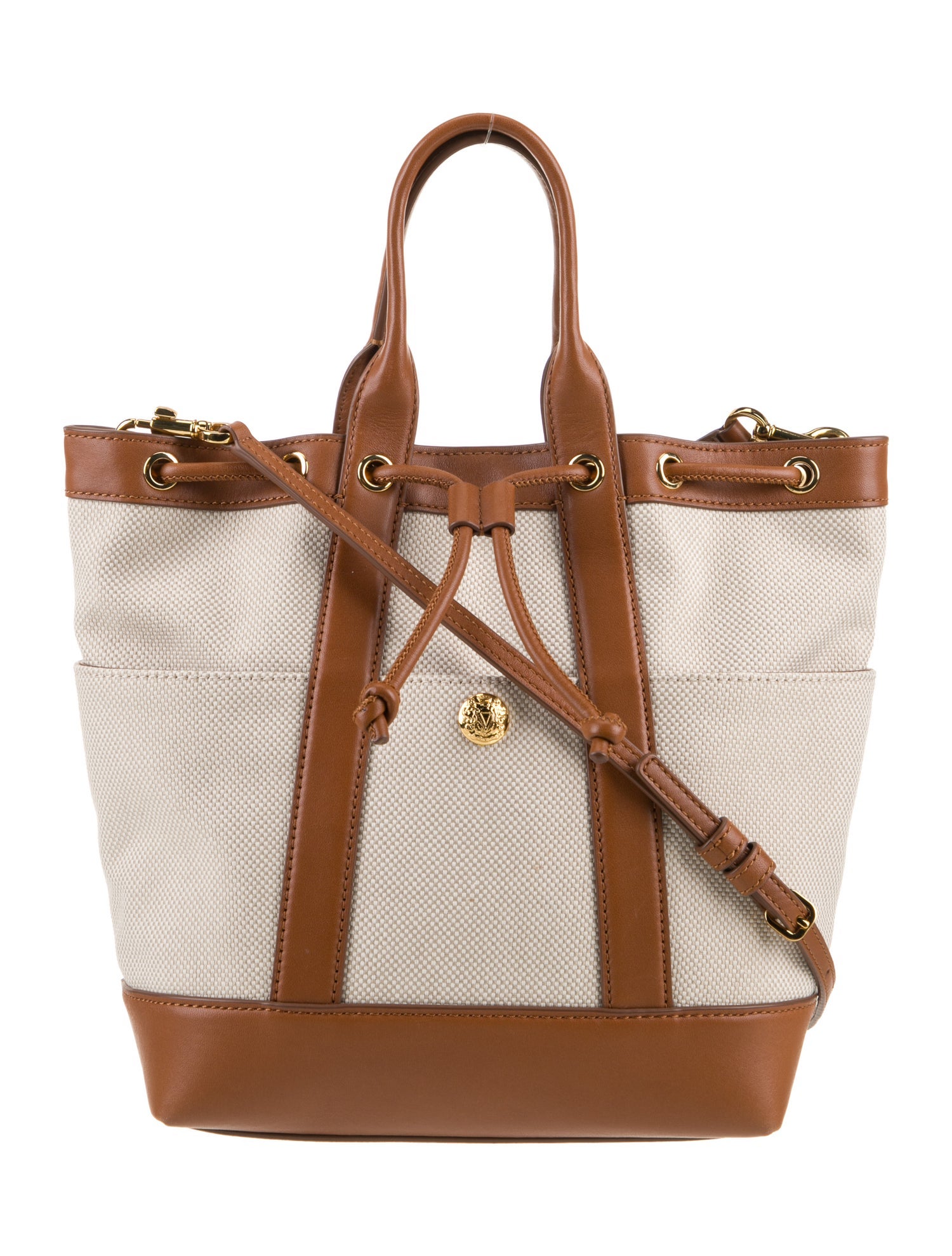 Veronica Beard Canvas Top Handle Bag