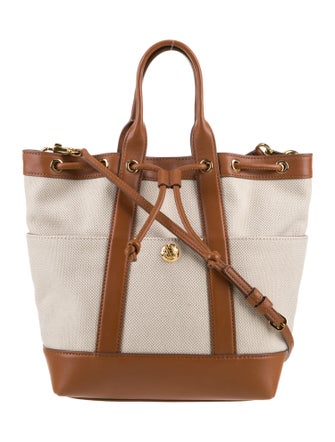 Veronica Beard Canvas Top Handle Bag