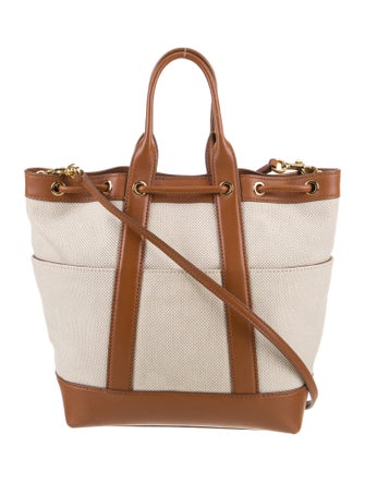 Veronica Beard Canvas Top Handle Bag