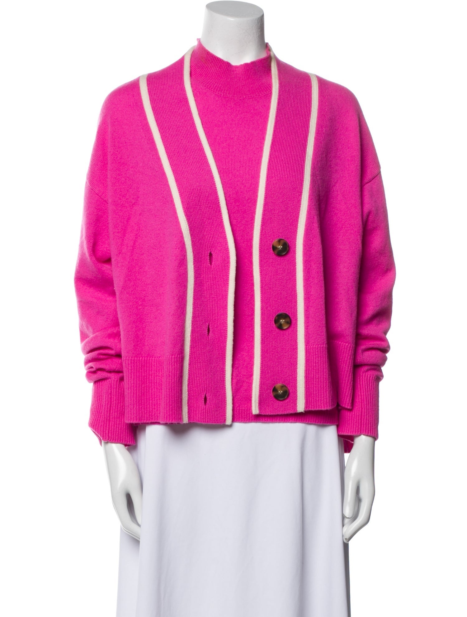 Veronica Beard Cashmere Striped Set