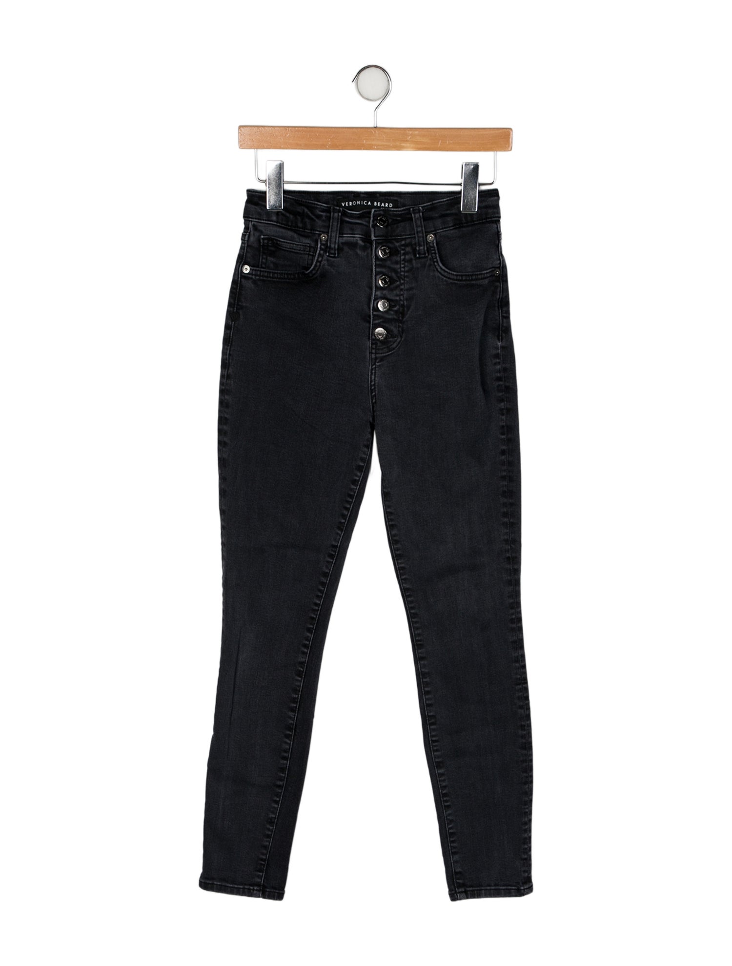 Veronica Beard High-Rise Skinny Leg Jeans