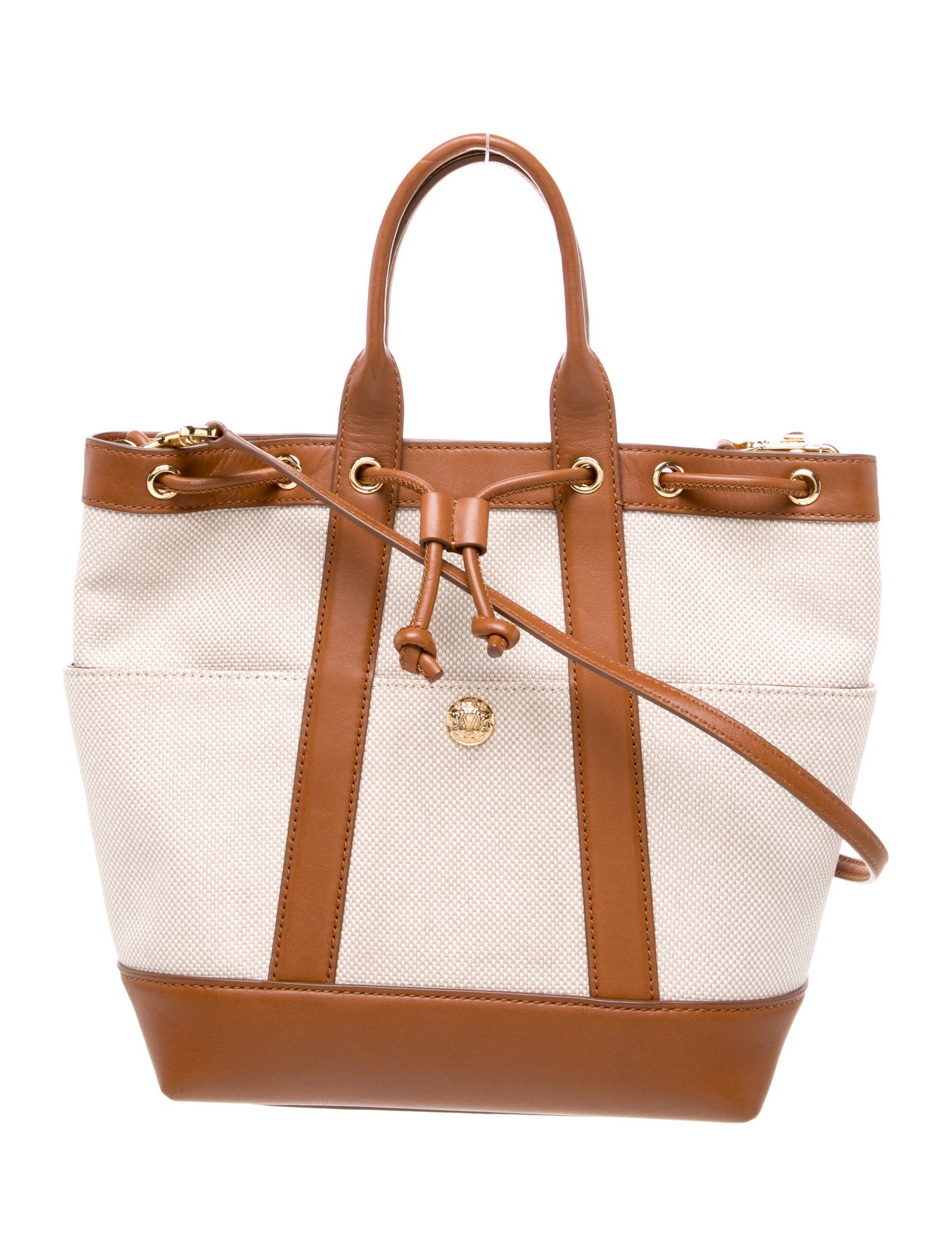 Veronica Beard Canvas Top Handle Bag