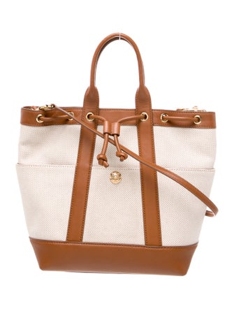 Veronica Beard Canvas Top Handle Bag