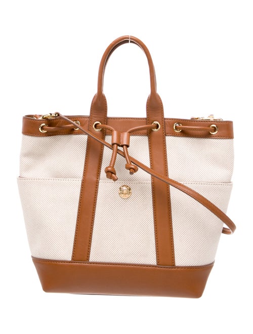 Veronica Beard Canvas Top Handle Bag
